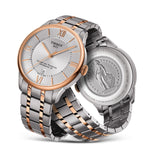 Tissot Chemin des Tourelles Powermatic 80 Helvetic Pride Silver Dial Two Tone Steel Strap Watch for Men - T099.407.22.038.01 Buy Now By Tissot