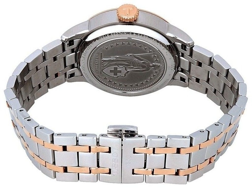 Tissot Chemin des Tourelles Powermatic 80 Helvetic Pride Silver Dial Two Tone Steel Strap Watch for Men - T099.407.22.038.01 Buy Now By Tissot