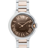 Cartier Ballon Bleu de Cartier Brown Dial Two Tone Steel Strap Watch for Men - W6920032 Buy Now By Cartier