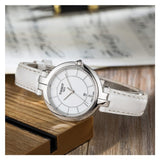 Tissot T Lady Flamingo White Dial White Leather Strap Watch For Women - T094.210.16.011.00 Buy Now By Tissot
