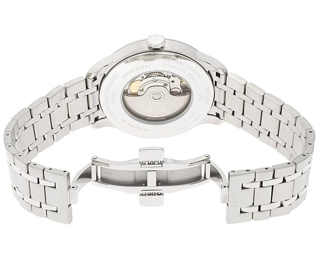 Tissot T Classic Chemin Des Tourelles Silver Dial Silver Steel Strap Watch For Men - T099.408.11.038.00 Buy Now By Tissot