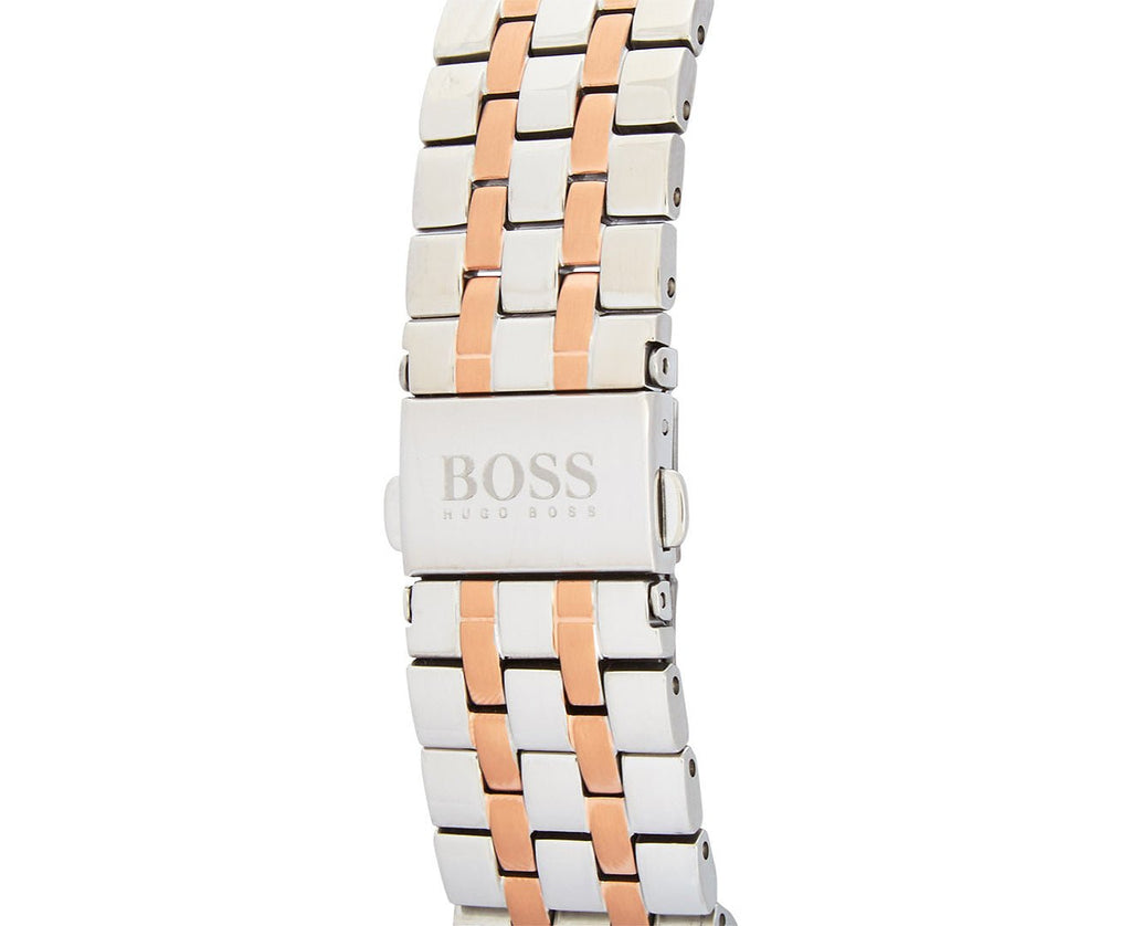 Hugo Boss Jet Silver Dial Two Tone Steel Strap Watch for Men - 1513385 Buy Now By Hugo Boss