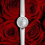 Tissot T Trend Flamingo Valentines Mother of Pearl White Dial White Leather Strap Watch For Women - T094.210.16.111.01 Buy Now By Tissot