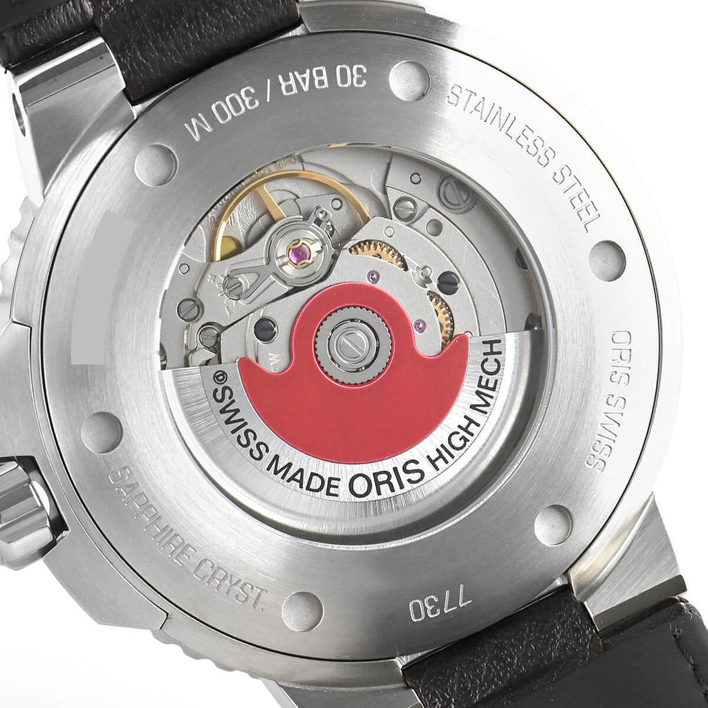 Oris Aquis Date Brown Dial Brown Leather Strap Watch for Men - 0173377304152-0752412EB Buy Now By Oris