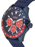 Guess Odyssey Analog Blue Dial Blue Rubber Strap Watch For Men - W1108G1 Buy Now By Guess