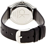 Calvin Klein Skirt Black Dial Black Leather Strap Watch for Women - K2U231C1 Buy Now By Calvin Klein
