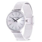 Michael Kors Pyper Quartz Mother of Pearl White Dial Silver Mesh Strap Watch For Women - MK4618 Buy Now By Michael Kors