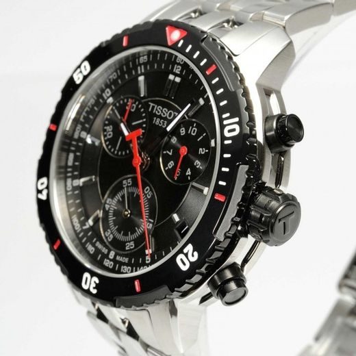 Tissot PRS 200 Chronograph Grey Dial Silver Steel Strap Watch For Men - T067.417.21.051.00 Buy Now By Tissot