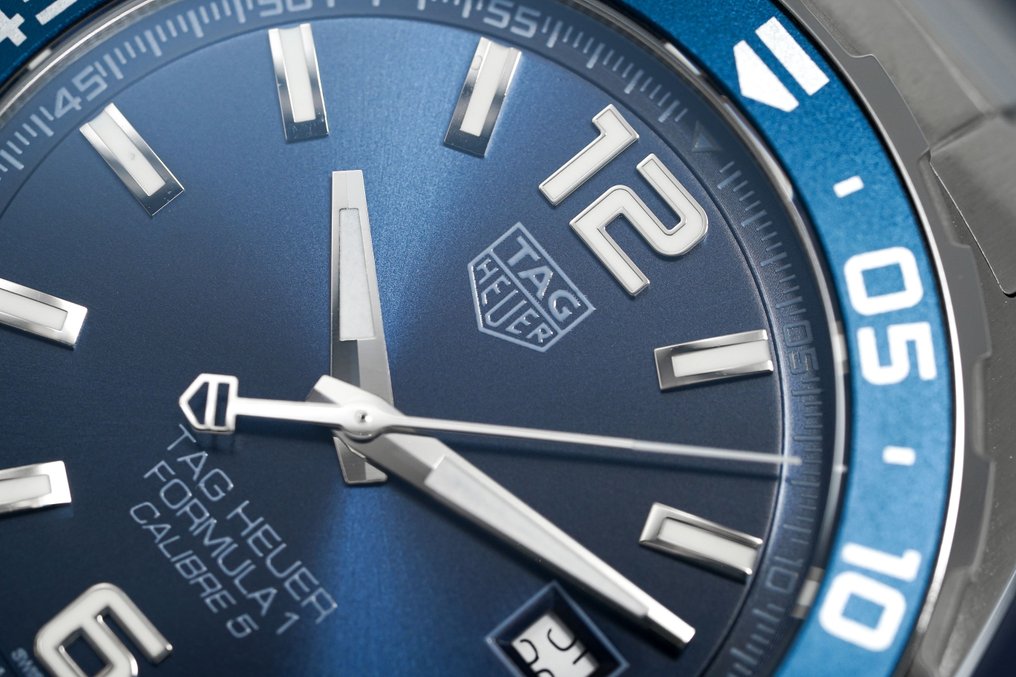 Tag Heuer Formula 1 Bucherer Blue Edition Blue Dial Silver Steel Strap Watch for Men - WAZ2015.BA0842 Buy Now By Tag Heuer