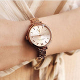 Marc Jacobs Sally White Dial Rose Gold Steel Strap Watch for Women - MBM8643 Buy Now By Marc Jacobs