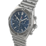 Breitling Chronomat B01 42 Frecce Tricolori Blue Dial Silver Steel Strap Watch for Men - AB01344A1C1A1 Buy Now By Breitling