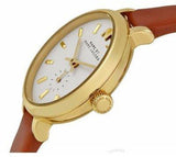 Marc Jacobs Sally White Dial Brown Leather Strap Watch for Women - MBM1351 Buy Now By Marc Jacobs