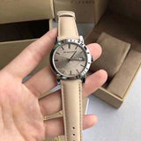 Burberry The City Beige Dial Beige Leather Strap Watch for Women - BU9107 Buy Now By Burberry