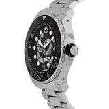 Gucci Dive Snake Black Dial Silver Steel Strap Watch For Men - YA136218 Buy Now By Gucci