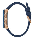 Guess Commander Blue Dial Blue Rubber Strap Watch for Men - GW0211G4 Buy Now By Guess