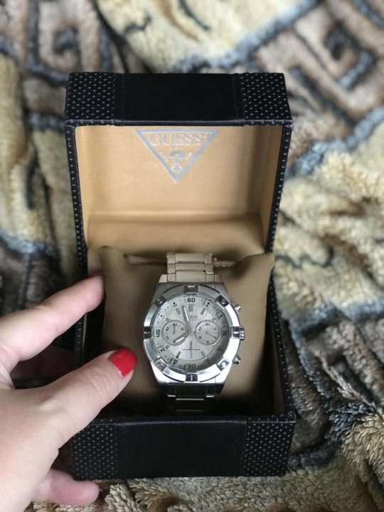 Guess Analog Quartz Silver Dial Silver Steel Strap Watch For Men - U0377G1 Buy Now By Guess