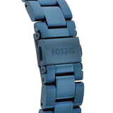 Fossil Perfect Boyfriend Multifunction Blue Dial Blue Steel Strap Watch for Women - ES4093 Buy Now By Fossil