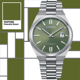 Citizen x Pantone Automatic Peaceful Green Dial Silver Steel Strap Watch For Men - NJ0158-89Z Buy Now By Citizen