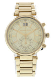 Michael Kors Sawyer White Dial Gold Steel Strap Watch for Women - MK6362 Buy Now By Michael Kors