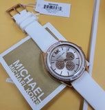 Michael Kors Oversized Sport Quartz White Dial White Rubber Strap Watch For Women - MK6945 Buy Now By Michael Kors