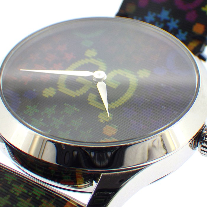 Gucci G Timeless Quartz Black Dial Black Leather Strap Watch For Women - YA1264146 Buy Now By Gucci