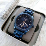 Fossil Machine Blue Dial Blue Steel Strap Watch for Men - FS5231 Buy Now By Fossil