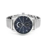 Tommy Hilfiger Kane Blue Dial Silver Steel Strap Watch for Men - 1710401 Buy Now By Tommy Hilfiger