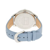 Tommy Hilfiger Brooke Silver Dial Blue Leather Strap Watch for Women - 1782023 Buy Now By Tommy Hilfiger