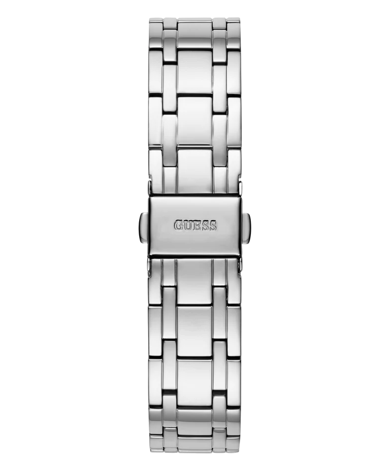 Guess Cosmo Diamonds Silver Dial Silver Steel Strap Watch For Women - GW0033L1 Buy Now By Guess