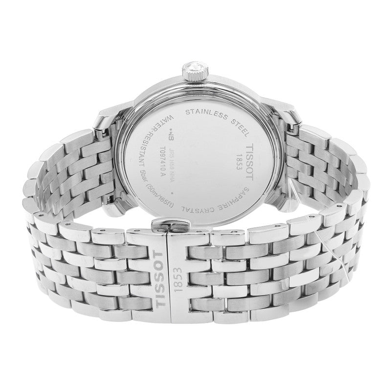 Tissot T Classic Bridgeport Silver Dial Silver Mesh Bracelet Watch For Men - T097.410.11.038.00 Buy Now By Tissot