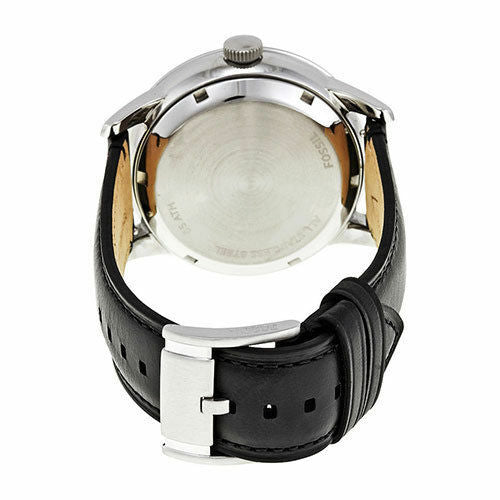 Fossil Townsman Twist Multifunction White Dial Black Leather Strap Watch for Men - ME1164 Buy Now By Fossil