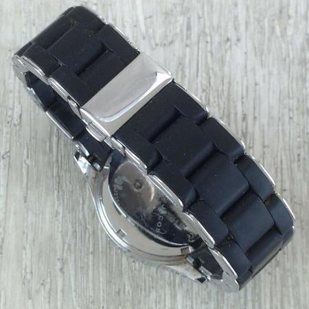 Marc Jacobs Rock Chronograph Black Dial Black Silicone Strap Watch for Women - MBM2551 Buy Now By Marc Jacobs