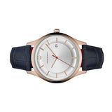 Emporio Armani Classic Silver Dial Blue Leather Strap Watch For Men - AR11131 Buy Now By Emporio Armani