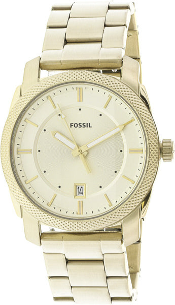 Fossil Machine Gold Dial Gold Steel Strap Watch for Men - FS5264 Buy Now By Fossil