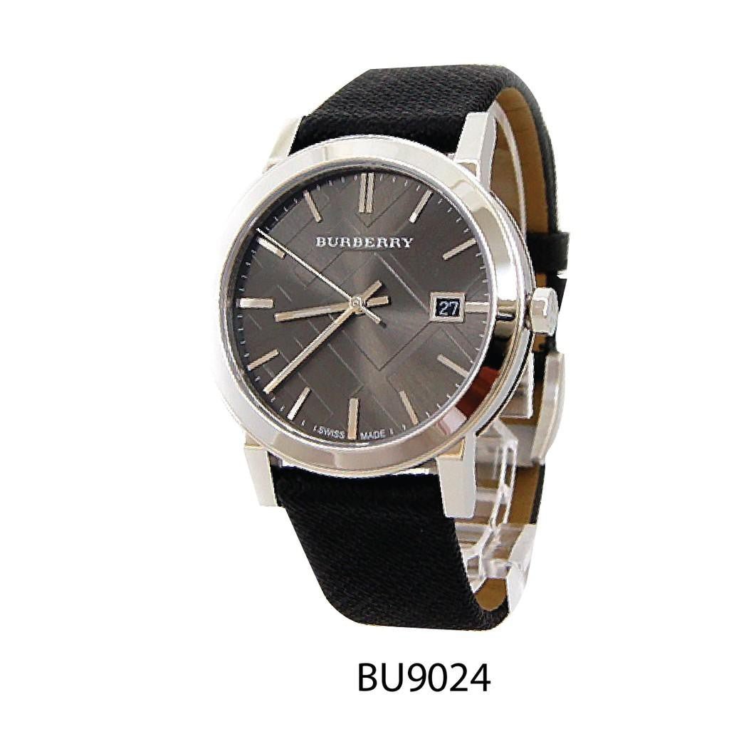 Burberry Heritage Grey Dial Black Leather Strap Watch for Men - BU9024 Buy Now By Burberry