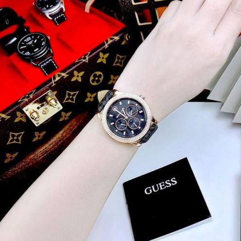 Michael Kors Tibby Multifunction Black Dial Black Leather Strap Watch For Women - MK6968 Buy Now By Michael Kors