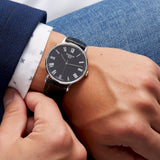 Tissot Everytime Medium Black Dial Black Leather Strap Watch For Men - T109.410.16.053.00 Buy Now By Tissot