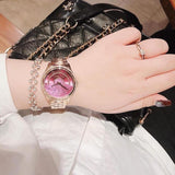 Michael Kors Lauryn Pink Dial Rose Gold Steel Strap Watch for Women - MK3722 Buy Now By Michael Kors