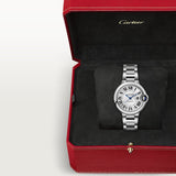 Cartier Ballon Bleu De Cartier Silver Dial Silver Steel Strap Watch for Women - WSBB0044 Buy Now By Cartier