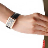 Emporio Armani Classic Black Dial Black Leather Strap Watch For Women - AR0169 Buy Now By Emporio Armani