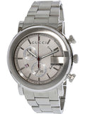 Gucci G Chrono Chronograph White Dial Silver Steel Strap Watch For Men - YA101339 Buy Now By Gucci