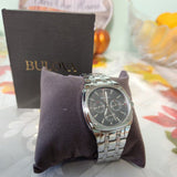Bulova Classic Collection Multifunction Grey Dial Silver Steel Strap Watch for Men - 96C148 Buy Now By Bulova