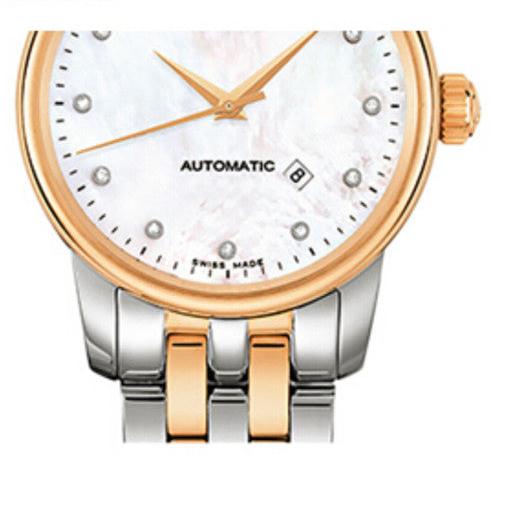 Mido Baroncelli III Automatic Mother of Pearl White Dial Two Tone Steel Strap Watch For Women - M7600.9.69.1 Buy Now By Mido
