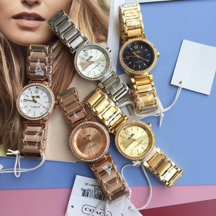 Coach Sport Diamonds Gold Dial Gold Steel Strap Watch for Women - 14502195 Buy Now By Coach