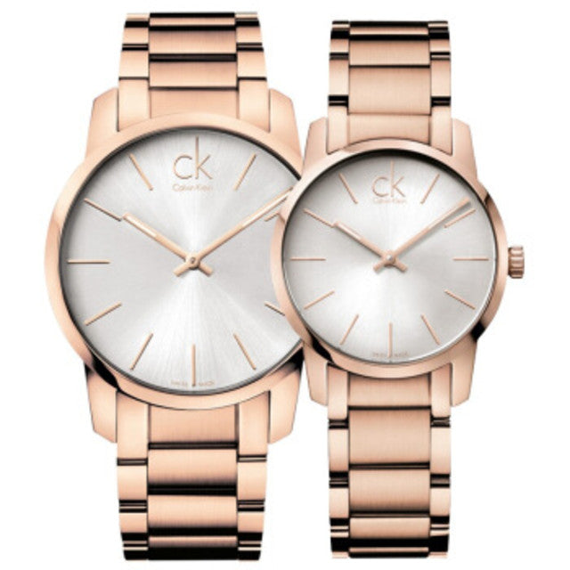Calvin Klein City White Dial Rose Gold Steel Strap Watch for Men - K2G21646 Buy Now By Calvin Klein