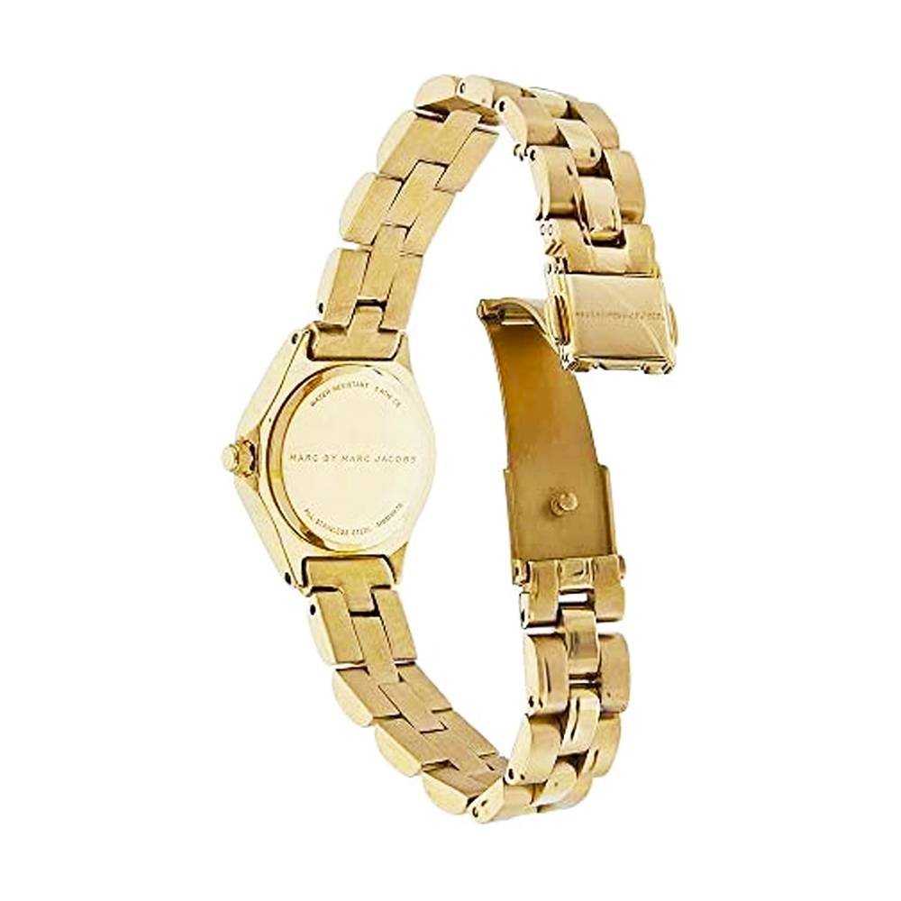 Marc Jacobs Amy White Dial Gold Steel Strap Watch for Women - MBM3051 Buy Now By Marc Jacobs