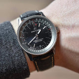 Breitling Navitimer Automatic 38mm Black Dial Black Leather Strap Mens Watch - A17325241B1P1 Buy Now By Breitling