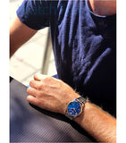 Emporio Armani Classic Quartz Blue Dial Two Tone Steel Strap Watch For Men - AR1868 Buy Now By Emporio Armani