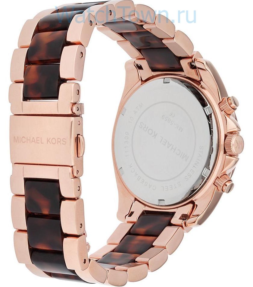 Michael Kors Blair Rose Gold Dial Two Tone Steel Strap Watch For Women - MK5859 Buy Now By Michael Kors
