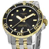 Tissot Seastar 1000 Powermatic 80 Black Dial Two Tone Steel Strap Watch For Men - T120.407.22.051.00 Buy Now By Tissot